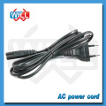 2 Pin European AC Power Cord with C8 Cord